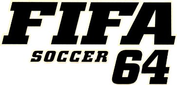 FIFA Soccer 64 logo on a transparent background