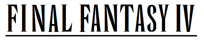Final Fantasy IV logo in full colour