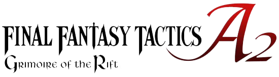 Final Fantasy Tactics A2: Grimoire of the Rift logo on a transparent background