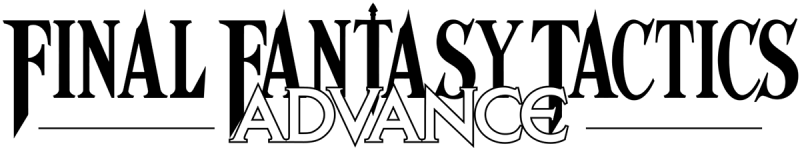 Final Fantasy Tactics Advance logo on a transparent background
