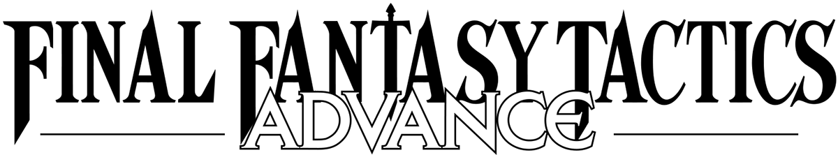 Final Fantasy Tactics Advance logo on a transparent background