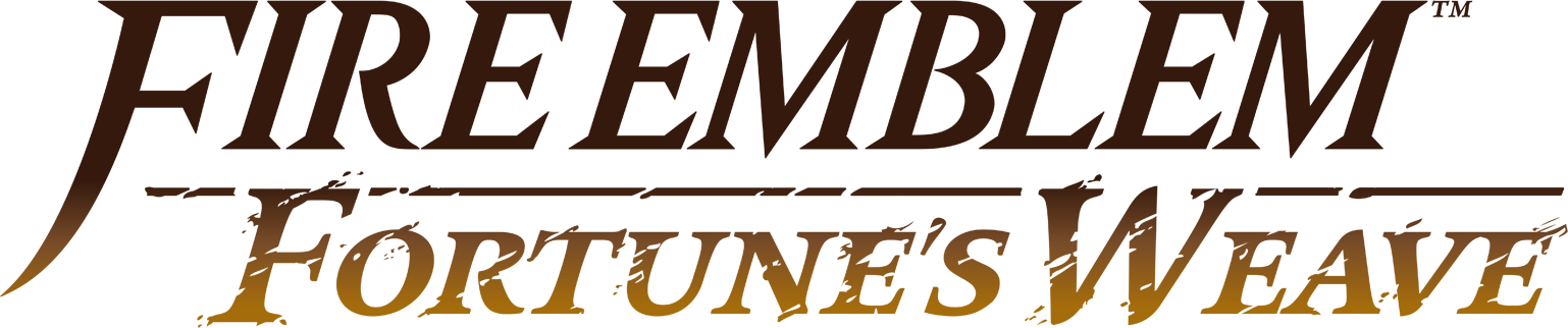 Fire Emblem: Fortune's Weave logo on a transparent background