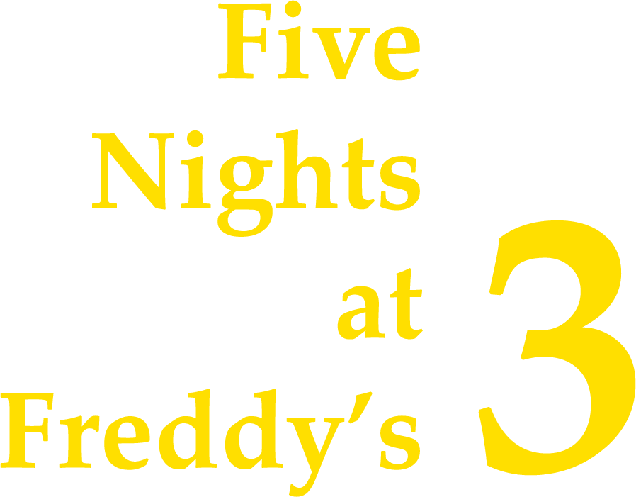 Five Nights at Freddy's 3 logo in full colour