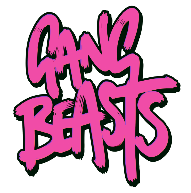 Gang Beasts logo on a transparent background