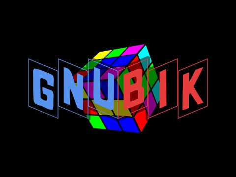 GNU Gnubik logo in full colour