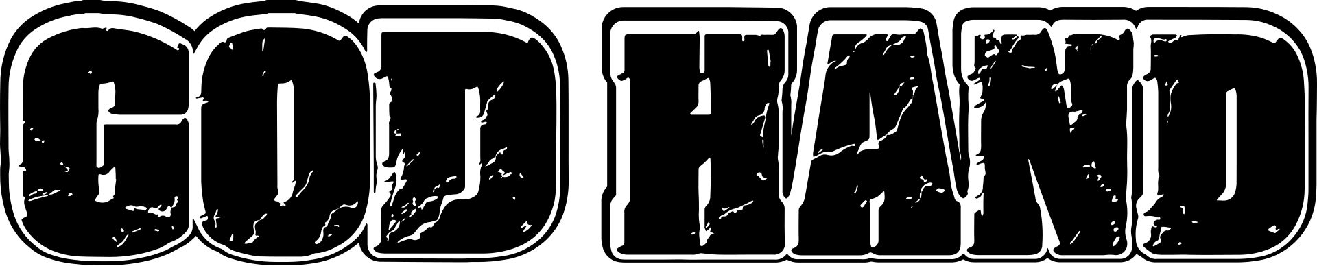 God Hand logo on a transparent background