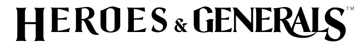 Heroes & Generals logo on a transparent background