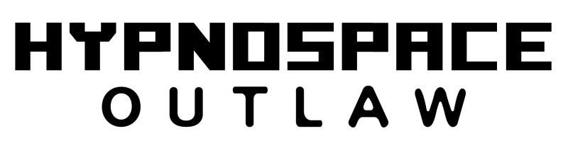 Hypnospace Outlaw logo on a transparent background