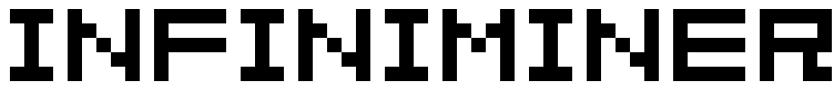 Infiniminer logo on a transparent background
