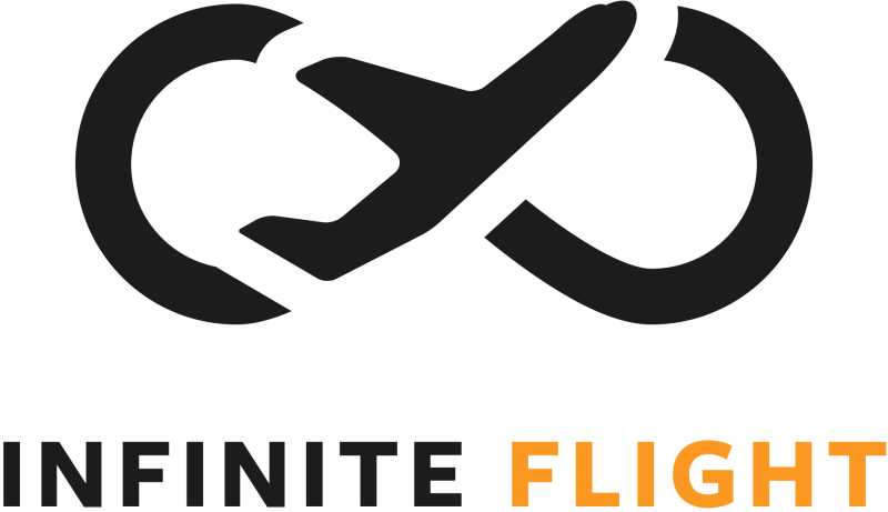 Infinite Flight logo on a transparent background