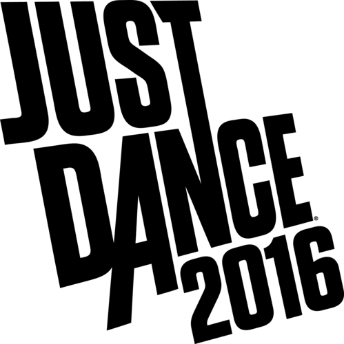 Just Dance 2016 logo on a transparent background
