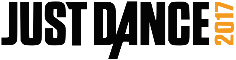 Just Dance 2017 logo on a transparent background