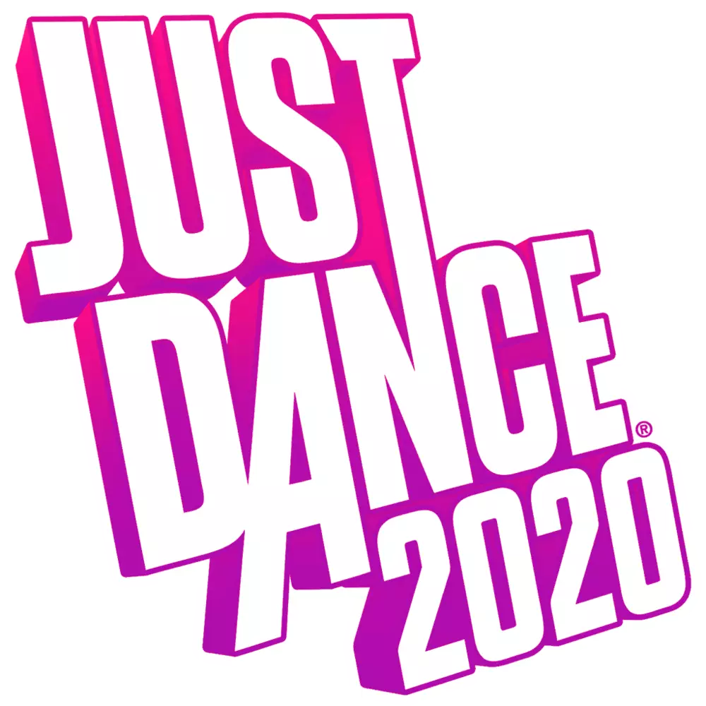 Just Dance 2020 logo on a transparent background