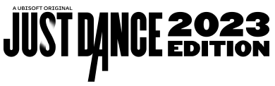 Just Dance 2023 Edition logo on a transparent background