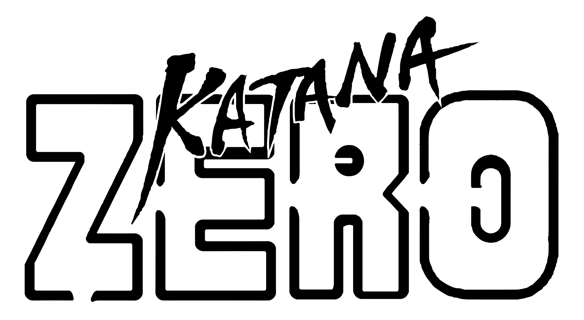 Katana Zero logo on a transparent background