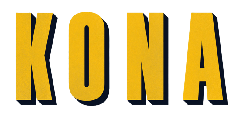 Kona logo on a transparent background