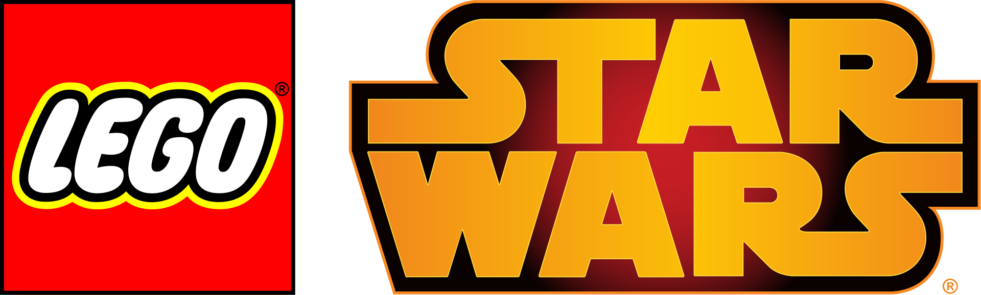 Lego Star Wars: The Video Game logo on a transparent background