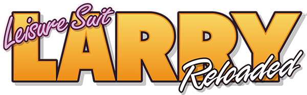 Leisure Suit Larry: Reloaded logo on a transparent background