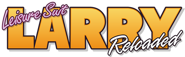 Leisure Suit Larry: Reloaded logo on a transparent background