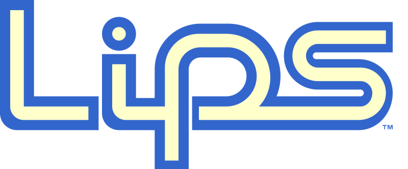 Lips logo on a transparent background