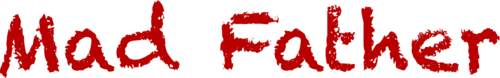 Mad Father logo on a transparent background