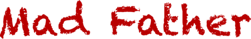 Mad Father logo on a transparent background
