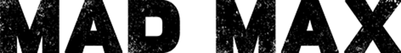 Mad Max logo on a transparent background