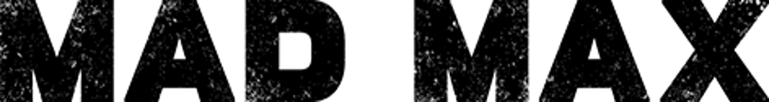Mad Max logo on a transparent background
