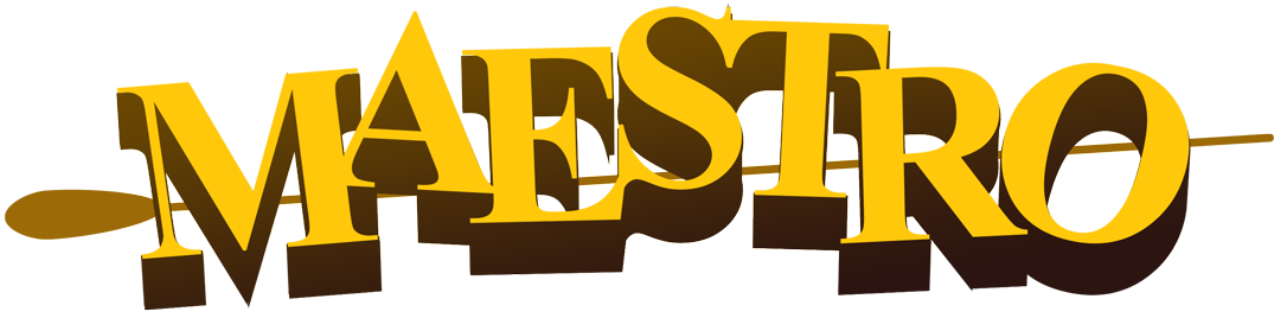 Maestro logo on a transparent background