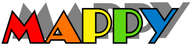 Mappy logo on a transparent background
