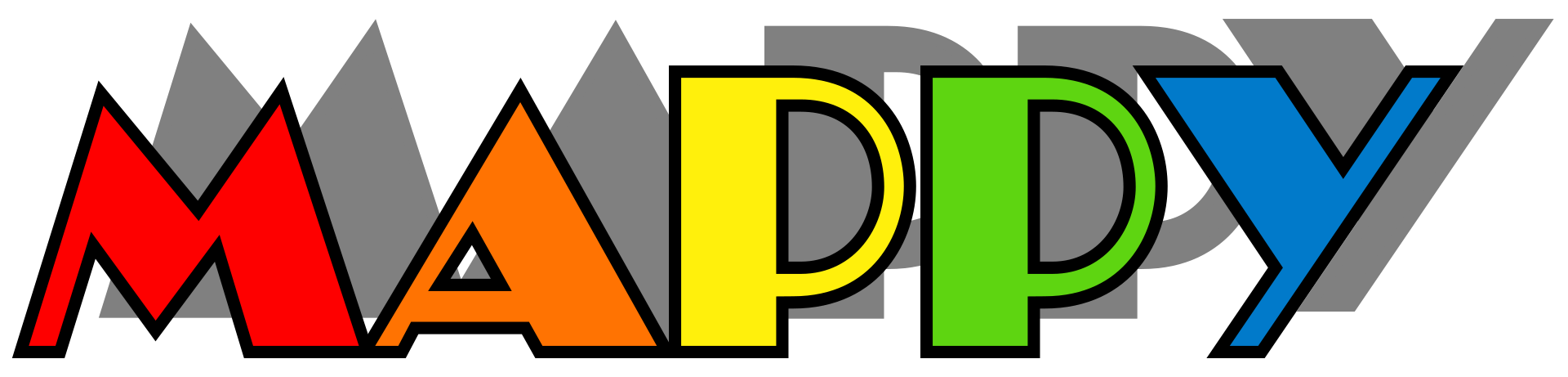 Mappy logo on a transparent background