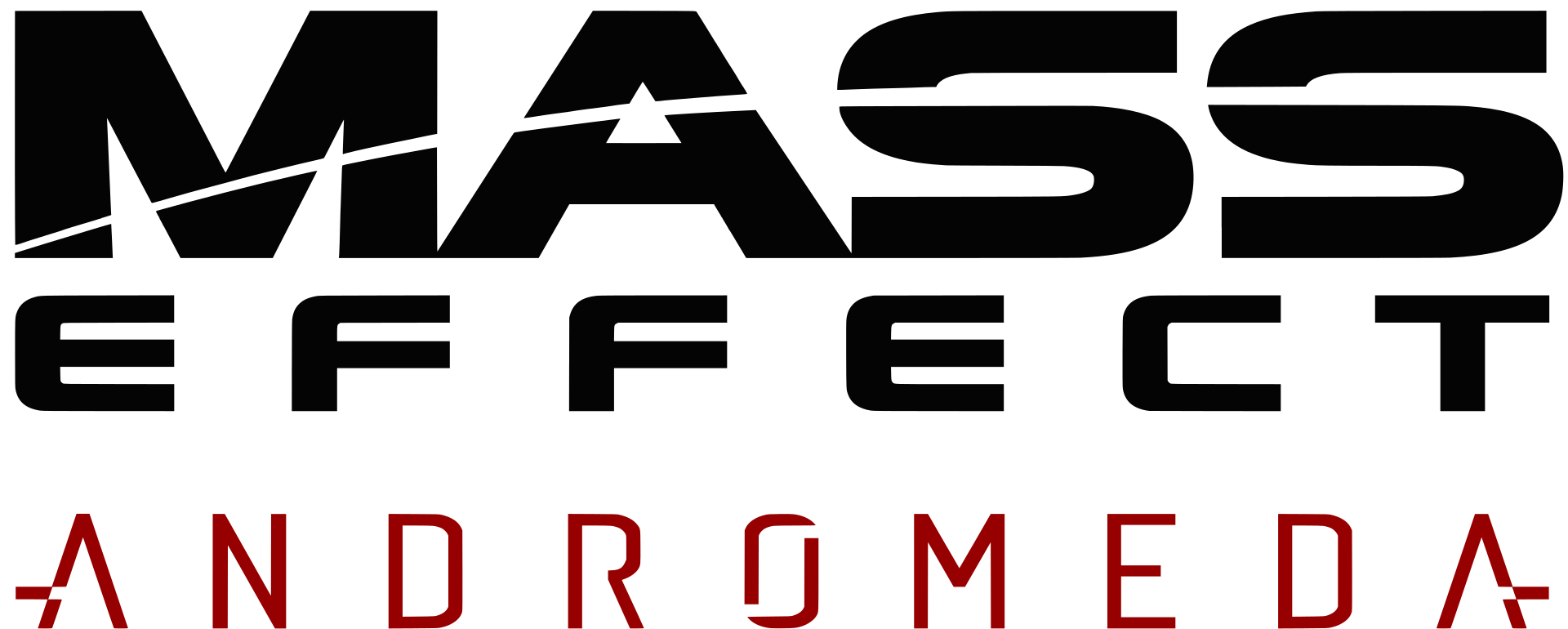 Mass Effect: Andromeda logo on a transparent background