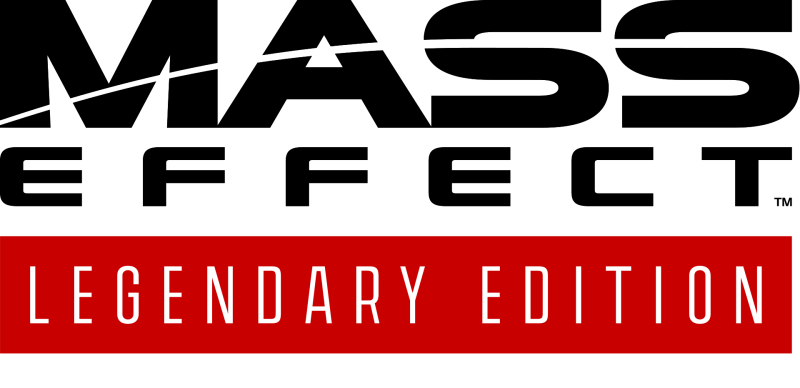 Mass Effect Legendary Edition logo on a transparent background