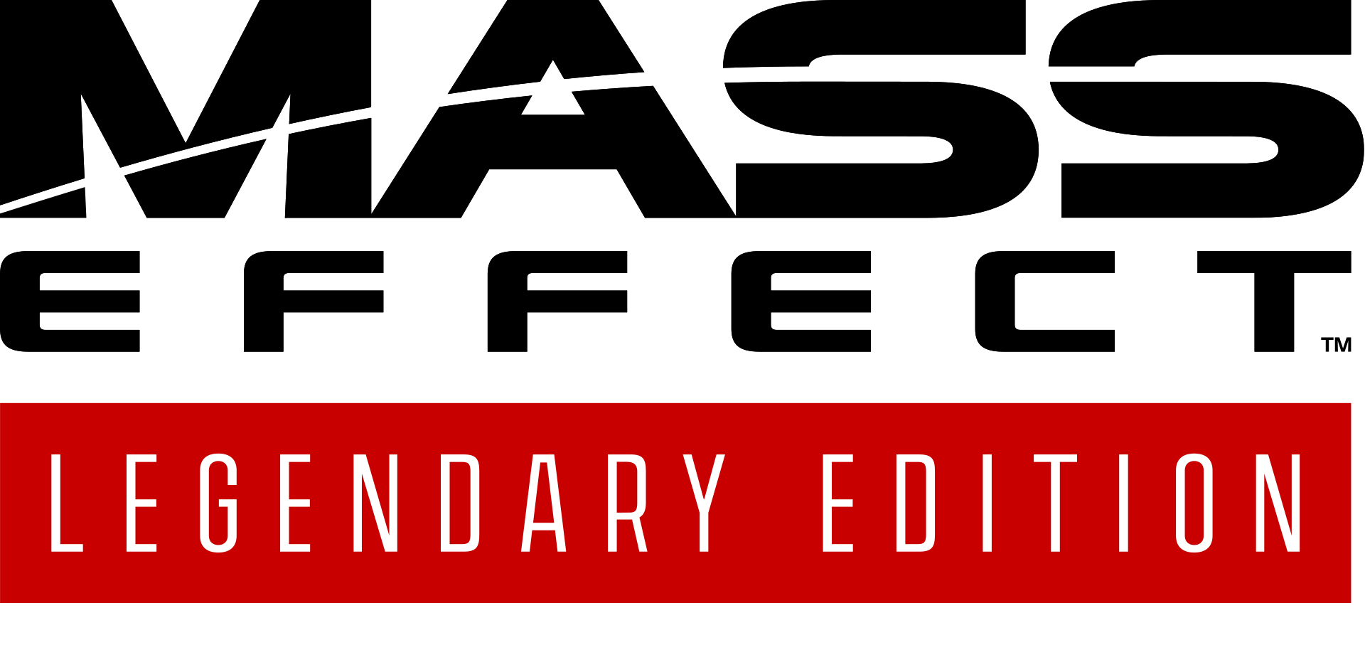 Mass Effect Legendary Edition logo on a transparent background
