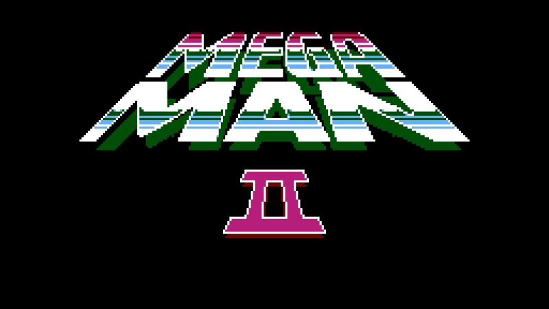 Mega Man 2 logo in full colour