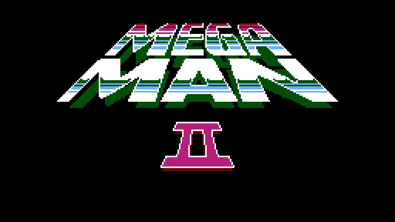 Mega Man 2 logo in full colour