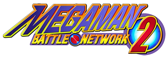 Mega Man Battle Network 2 logo on a transparent background