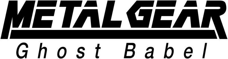 Metal Gear: Ghost Babel logo on a transparent background