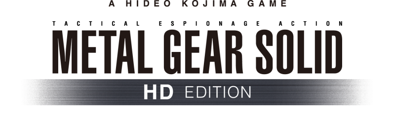 Metal Gear Solid HD Collection logo on a transparent background