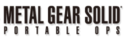 Metal Gear Solid: Portable Ops logo in full colour