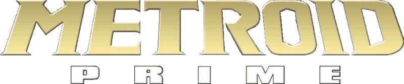 Metroid Prime logo on a transparent background