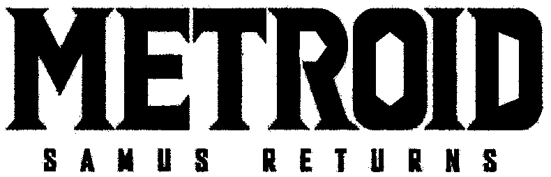 Metroid: Samus Returns logo on a transparent background