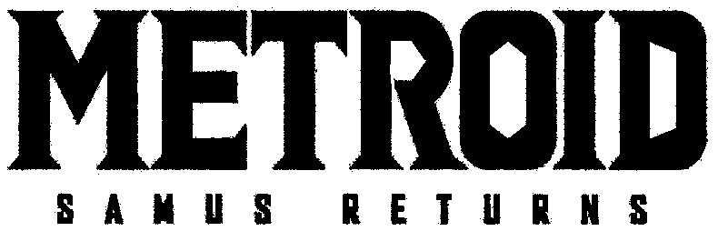 Metroid: Samus Returns logo on a transparent background