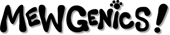 Mewgenics logo on a transparent background