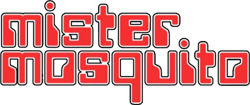 Mister Mosquito logo on a transparent background