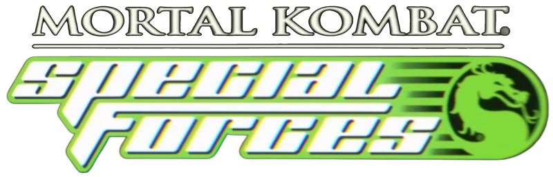 Mortal Kombat: Special Forces logo on a transparent background