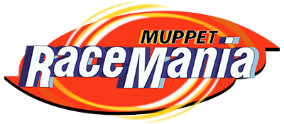 Muppet RaceMania logo on a transparent background