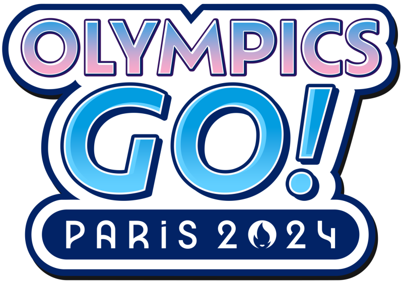 Olympics Go! Paris 2024 logo on a transparent background