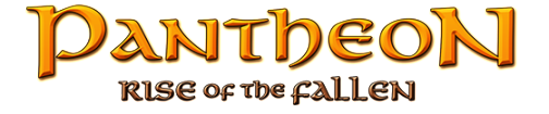 Pantheon: Rise of the Fallen logo on a transparent background
