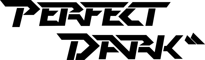 Perfect Dark logo on a transparent background